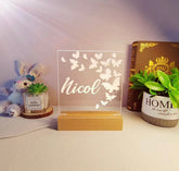 Personalised Night Light - Nursery Name Light.